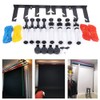 VPABES Photography 4 Roller Backdrop Wall Mount System,Manual Backdrop Roller