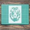 Lion Stencil: Mylar Airbrush Wall Art Painting Crafts - 190