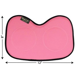 Skwoosh Row Pad Seat Cushion for Masters, Students, Scullers, Dragonboat, Outriggers, Accessories | Fits Concept2 | Gel Pressure Sitz Bone Comfort Relief | Made in USA (Pink)