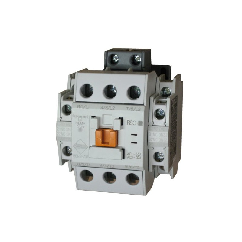 Benshaw RSC-40-6AC240 3 Pole, 40 AMP contactor with a 240