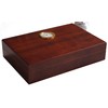 GERMANUS Portable Travel Humidor in Brown Humidor Breviary, brown, Modern