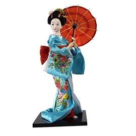 Fancy Pumpkin Japanese Dolls Geisha Girl Geiko Kimono Doll Home Decoration Art Collection D-18