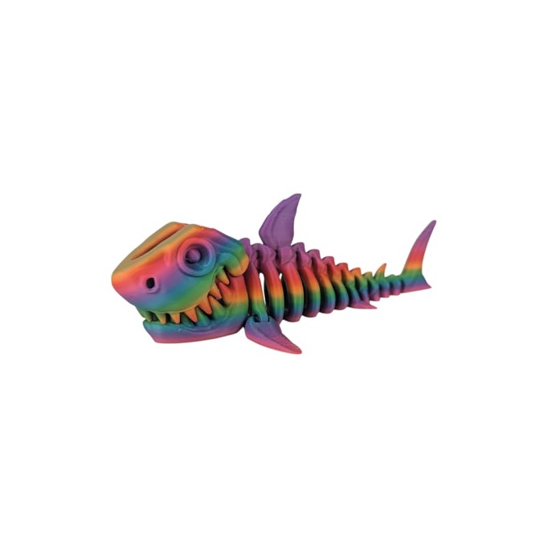 Skeleton Shark – Articulating Figurine – Eco-Friendly PLA – Unique