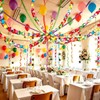 Rainbow Paper Chain Garland Party Decorations Include 400 Sheet Paper