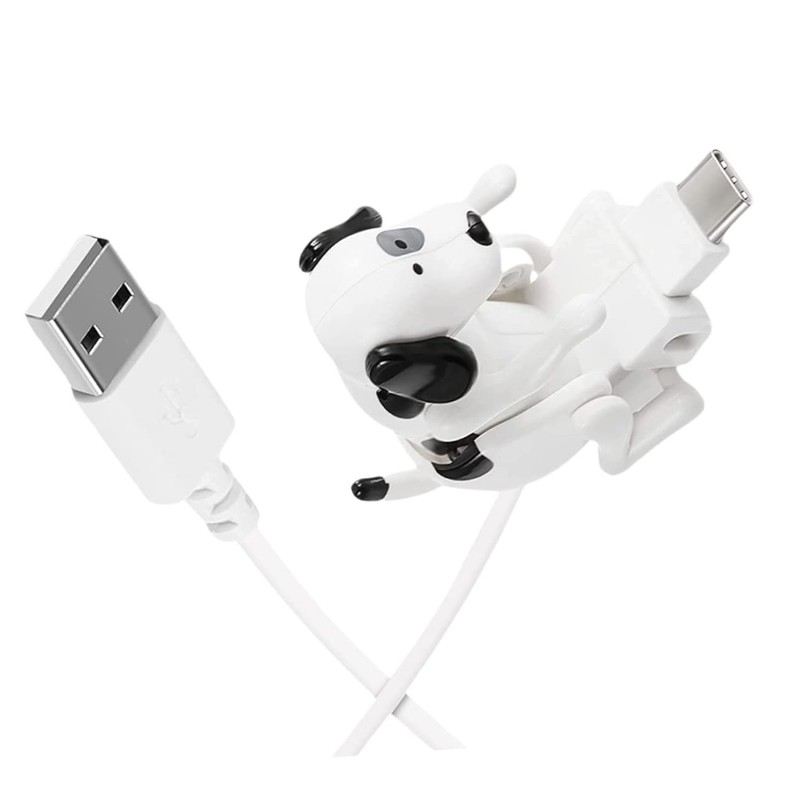 HOMSFOU 4pcs Creative Puppy Charging Cable Portable Dog Phone Watch