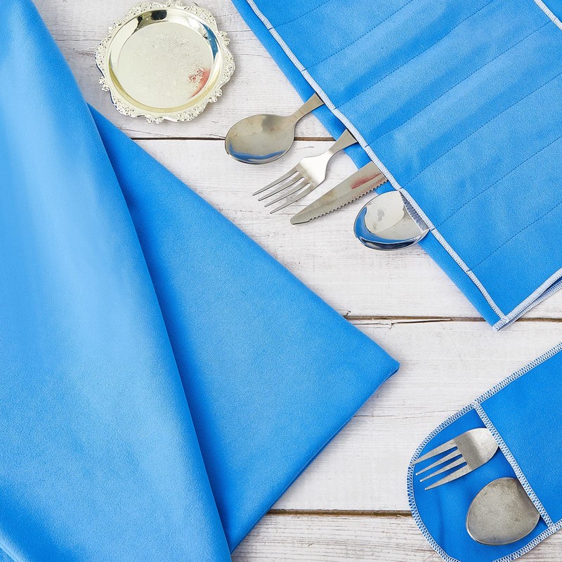 Jecery 1.1 Yard Anti Tarnish Silver Cloth by the Yard,
