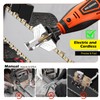 WIOR Cordless Chainsaw Sharpener Kit with Titanium-Coated Diamond Bits -