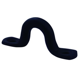 DAIDOHANT 10104081 Stainless Steel Eye Strap (Matte Black) 0.2 inches (4 mm) (A) 1.6 x (B) 0.6 x (C) 0.6 inches (40 x 15 x 11 mm) (1 piece)