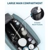 WANDF Toiletry Bag for Men Travel Toiletry Organizer Canvas and