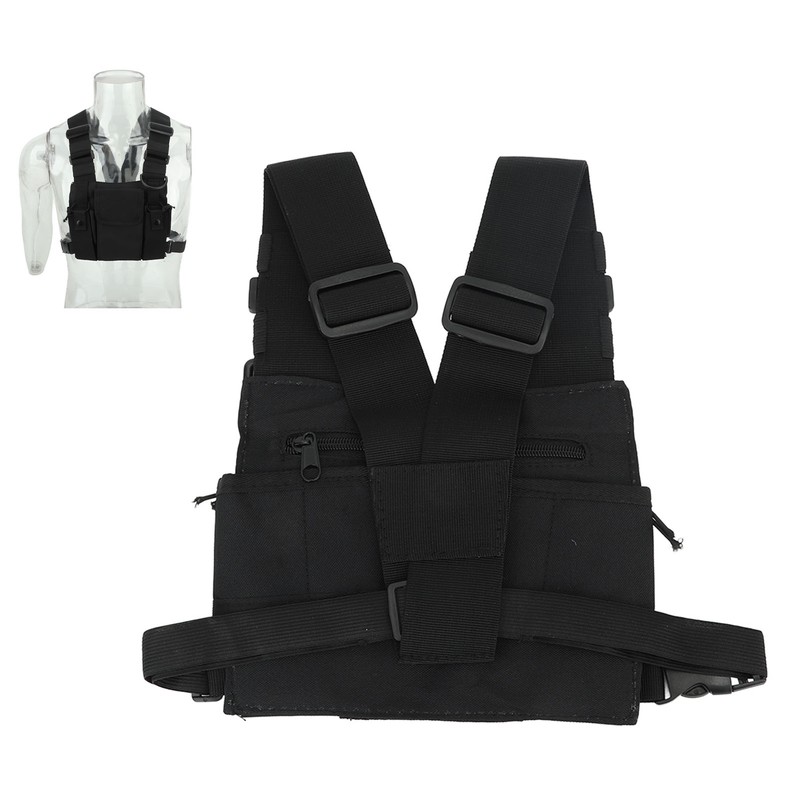 Multifunctional Chest Pack Front Chest Backpack Running Vest Bag for