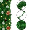 SPRINGOS Christmas Garland Festive Decorative Garland 3 m Christmas Tree