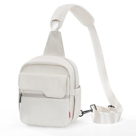 Cwatcun Camera Bag Small Compact Camera Sling Case, Waterproof Canvas Crossbody Camera Bag with Rain Cover, Travel Photography Bag for Canon, Nikon, Sony, Fuji DSLR/SLR/Mirrorless Cameras, Lens