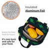 JIMOWANG Dinosaurs Portable Lunch Bag Compact Tote Bag Reusable Lunch