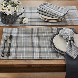Park Designs Gray Hartwick Placemat Set of 4