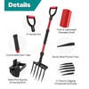 Pitch Fork for Garden, 5-Tine Heavy Duty Pitchfork for Loosening