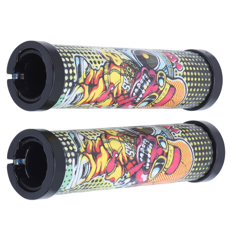 Handlebar Grips Fashionable Pattern Comfortable Cycling Equipment for Mountain BikesF