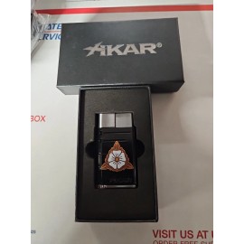 Xikar Black Mayflower Butane Cigar Windproof Refillable Lighter