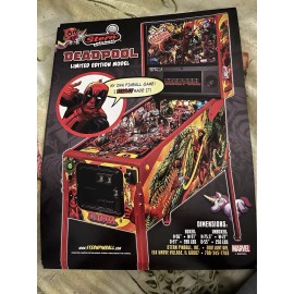 Stern Pinball Deadpool Stern Limited Edition Model Pinball Promotional Flyer