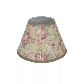 Albert Estate LTD., 10" Floral Print Clip-on Lamp Shade