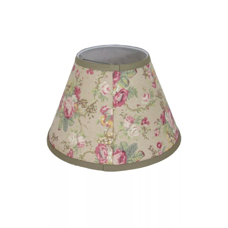 Albert Estate LTD., 10" Floral Print Clip-on Lamp Shade