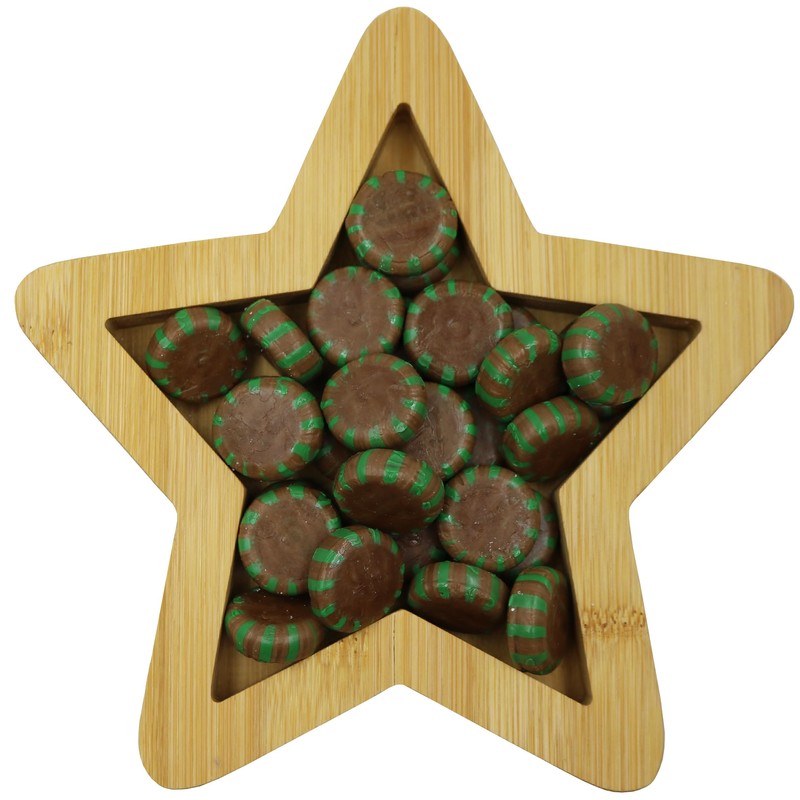 Chocolate Starlight Mints Hard Candy (4.5 Pound)