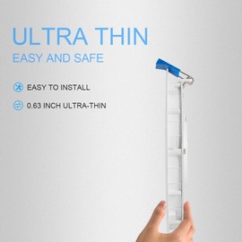 VLOSUN 6 Pack 6 Inch LED Recessed Light, 5CCT Ultra-Thin LED Recessed Ceiling Light, Flat Can Lights with NightLight,Selectable 2700K-6000K Dimmable, 1200LM Downlight ETL and Energy Star