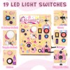 Joyreal Montessori Busy Board with LED Switches for Toddlers