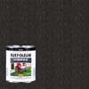 Rust-Oleum 7215502-2PK Stops Rust Hammered Finish Paint, Quart, Black, 32