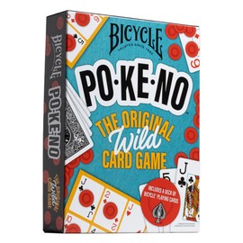 Bicycle Pokeno Card Game Set with Deck, Scoreboards & Chips, Poker meets Keno, Fun Party Game and Family Game Night Favorite, Ages 6+