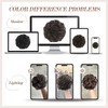 FESHFEN Messy Bun Hair Pieces - Large Wavy Curly Elastic