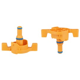 Dsnaduo 2PCS Fuel Filter Housing Drain Plug, Fuel Drain Valve, Diesel 6.7L Billet HFCM Fuel Water Separator Drain Plug Fit Ford Super Duty F250 F350 2017-2022 Replace HC3Z-9J305-A, HC3Z9J305A