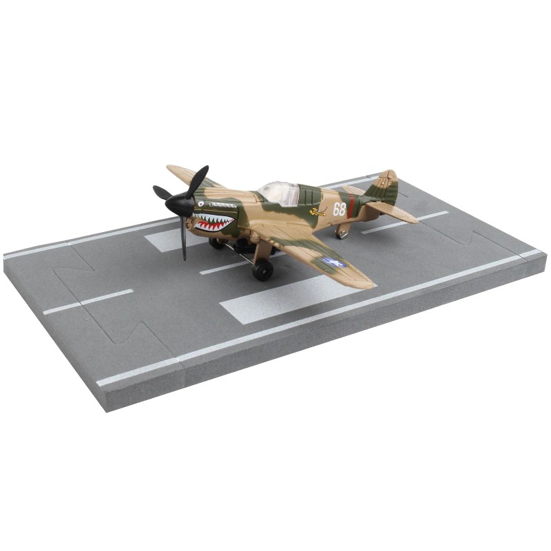 DCD Curtiss P-40 Warhawk Fighter Aircraft Camouflage 'Flying Tigers-First American