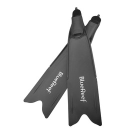 Blue Reef Freediving Fins - Black, 45/46