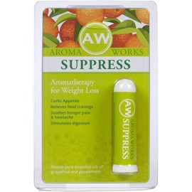 Supress Aromatherapy Nasal Inhaler – All-Natural Boost to Mental Focus and Stamina for Adults, Teens, and Children - 1 Pack