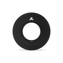 OllyDog Super Flyer, Durable Dog Toy for Outdoor Playtime, Soft and Water-Resistant Fabric Flying Disc, Dog Toy for Fetch, Safer Disc for Healthy Activity for Dogs (Raven)