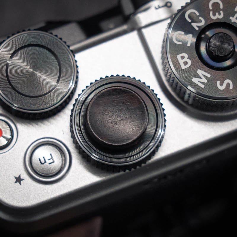 Iborrys Hot Shoe Cover + Shutter Button Sticker Set, Compatible