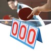 Scoreboard Flipper, Portable 3-Digit Flip Scoreboard Tabletop Score Keeper for