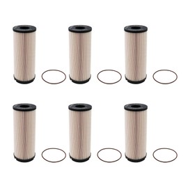 Kofil K37-1021 Fuel Filter, Pack of 6, Compatible with EPA 17 Cummins ISX15 and ISX12 Engines, 10 Micron, Replace FS20207, PF46236, 96870, 55KR20, L5113F, R6176XL10