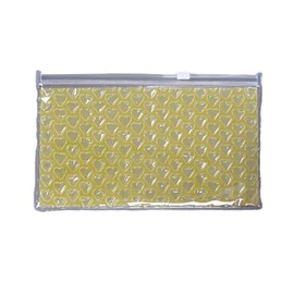 AIMALL 10 PCS PVC Bubble Zipper Bag - 5.9 x 3.9 Inches Self-Sealing Cosmetic Storage Bag, Durable Transparent Toiletry Pouch with Zipper, Portable Makeup Organiser