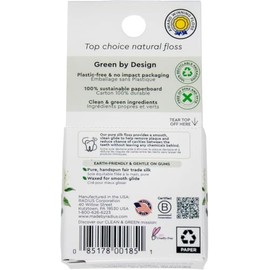 RADIUS Natural Biodegradable Silk Floss, 33 Yrd