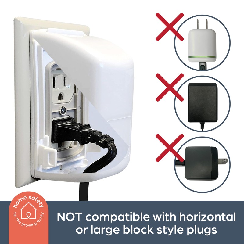 Dreambaby Dual Fit Outlet Cover Box - Baby Safety Outlet