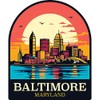 Baltimore Maryland C Souvenir Fridge Magnet 2-Inch