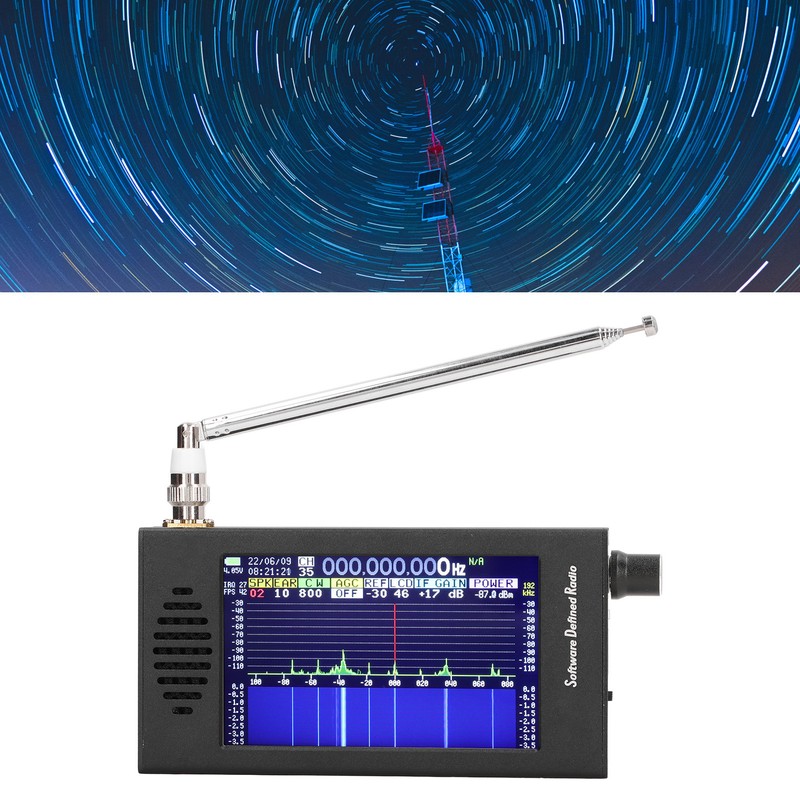 DSP SDR Radio Receiver 4.3 Inch Touch Screen 100KHz To