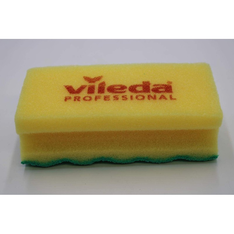 VILEDA PURACTIVE SCOURER PK10 YELLOW