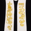BLESSUME Church Priest Clergy Wedding Stole White