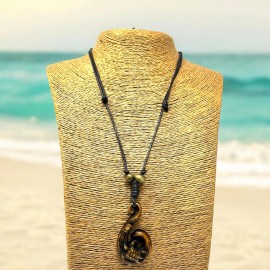 Unbranded Turtle Pendant Necklace with Adjustable Cord