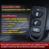 Aichiyu - Llavero de repuesto OSLOKA-423T para Hyundai Elantra Sedan