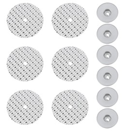 SING F LTD 6 Pieces Car Heat Shield Repair Kit 51.6mm Sheets 30mm Retaining Clips for Repairing Insulation Pads