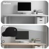 Office Cubicle and Desk Shade, Adjustable Desk Shade to Block