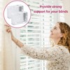 Amazleer 2PCS Blind Brackets, Venetian Blind Brackets for Top Fix,